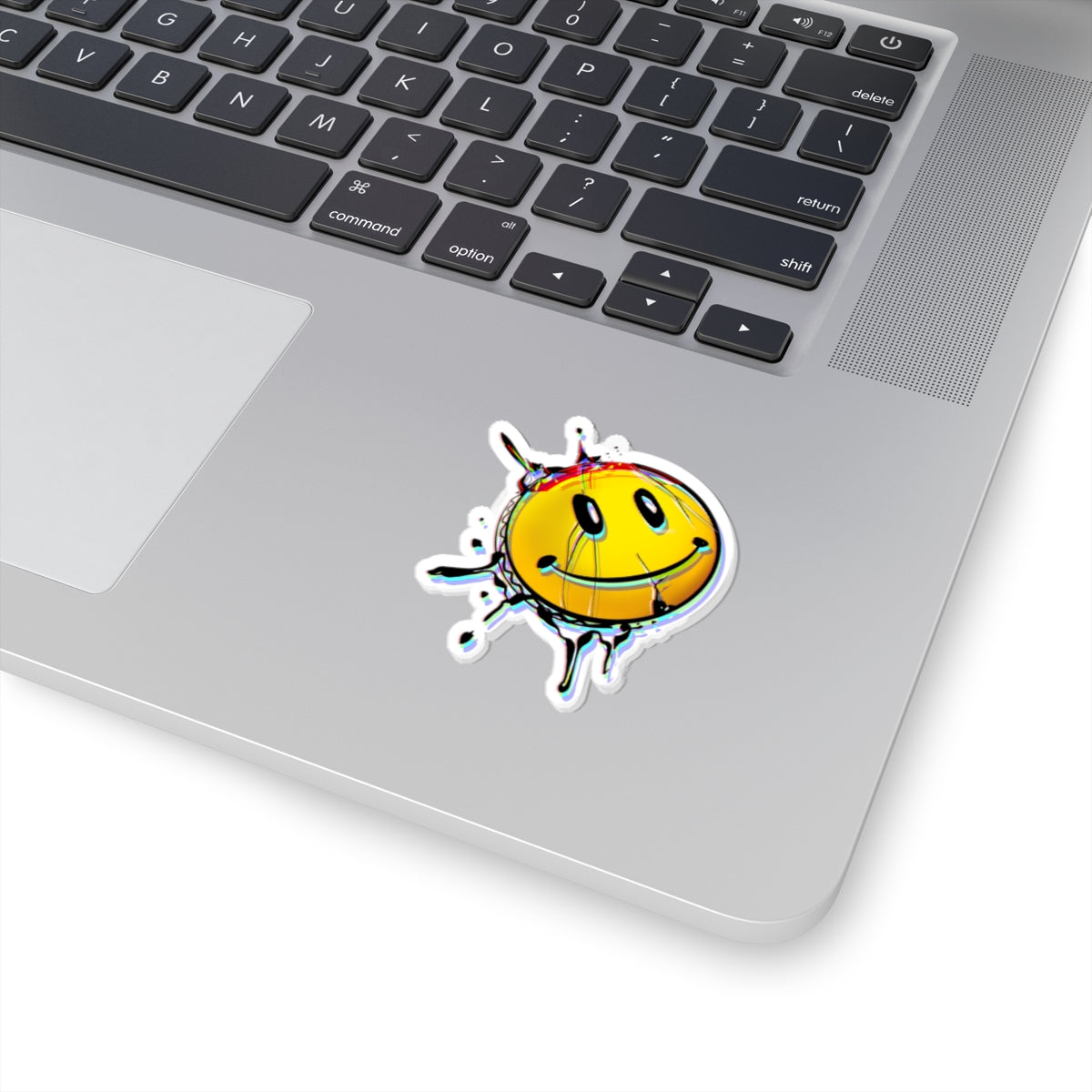 Cheerful Kiss-Cut Stickers, Smiley Face Vinyl Decals for Laptops, Phone Cases, Water Bottles, Gifts for Friends, Fun Decor