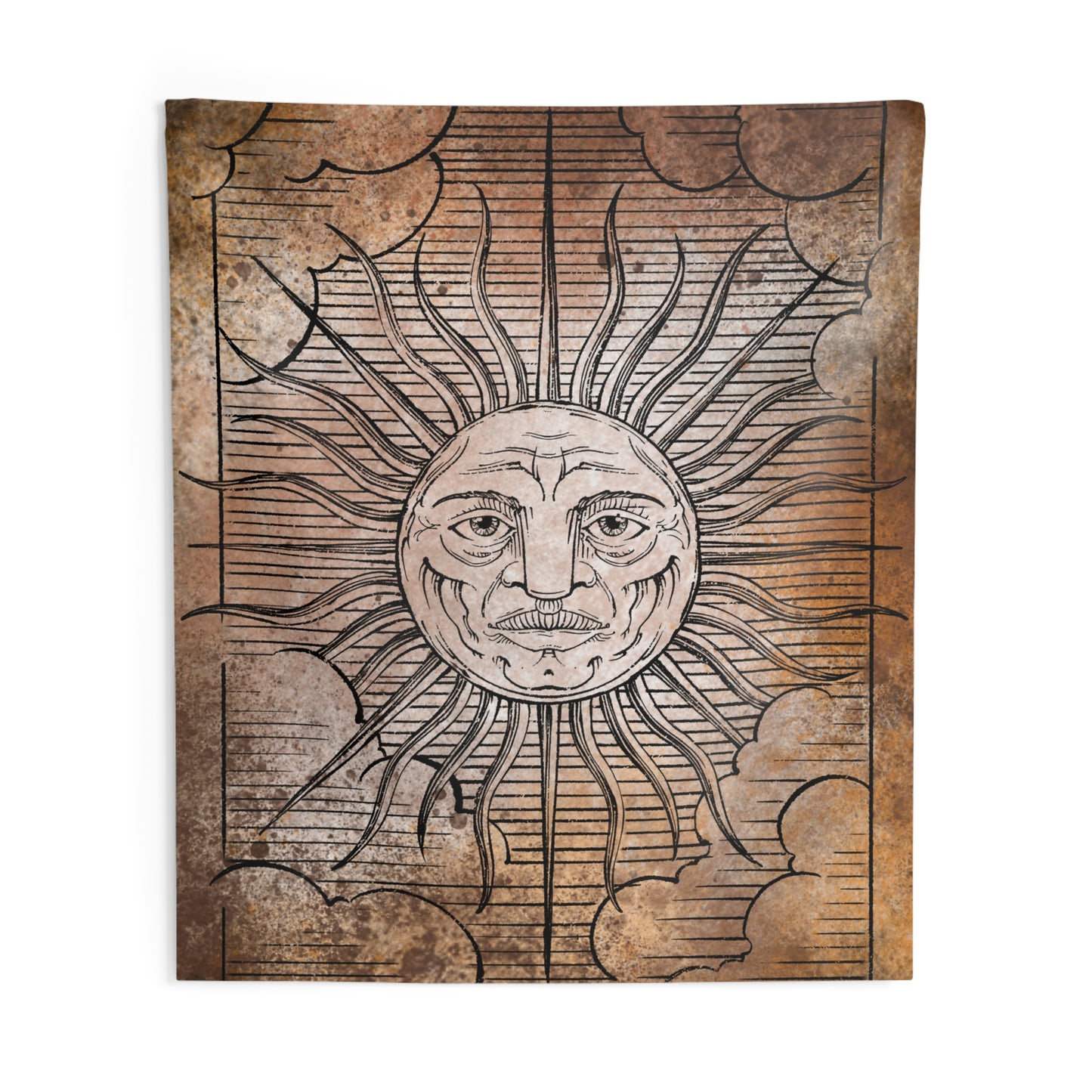 Sun Linography Tapestry