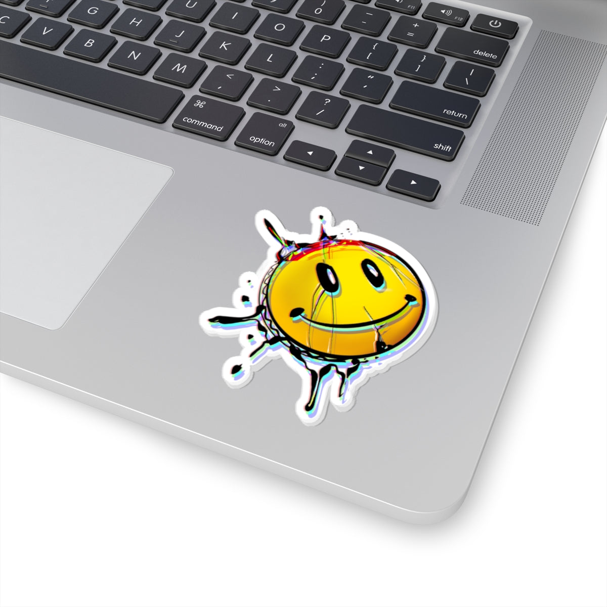 Cheerful Kiss-Cut Stickers, Smiley Face Vinyl Decals for Laptops, Phone Cases, Water Bottles, Gifts for Friends, Fun Decor
