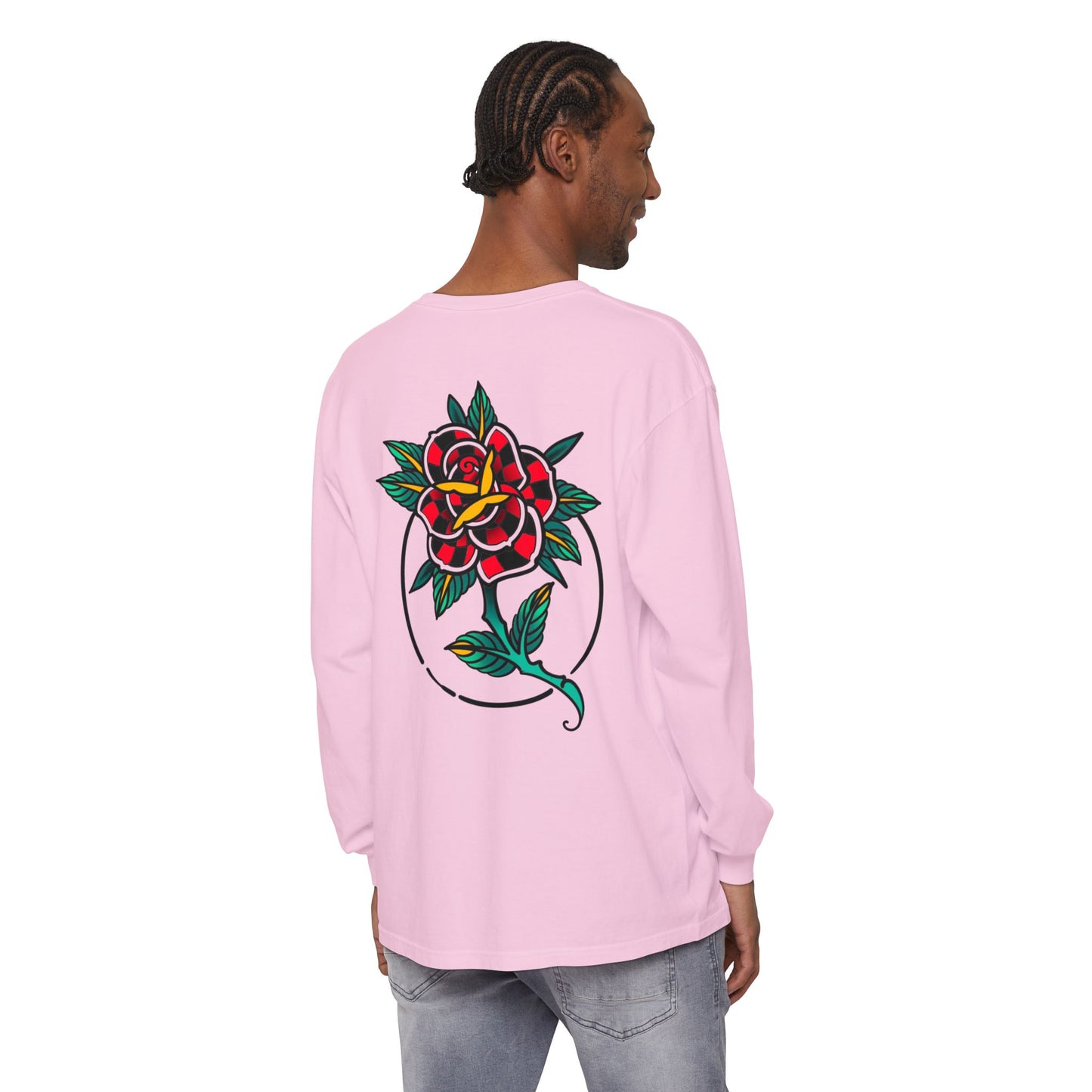 Unisex Long Sleeve Floral T-Shirt, Vintage Style Tee, Casual Wear, Gift for Her, Graphic Tee, Spring Fashion