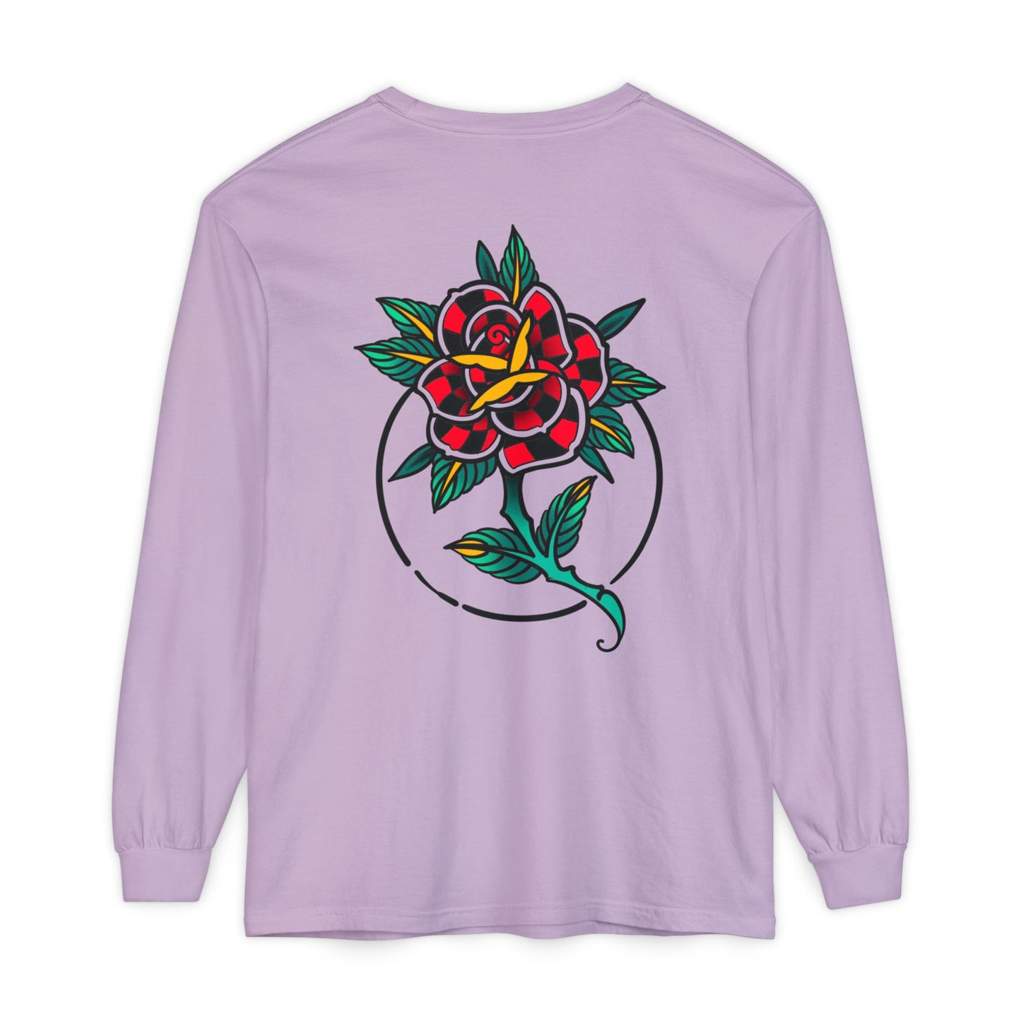 Unisex Long Sleeve Floral T-Shirt, Vintage Style Tee, Casual Wear, Gift for Her, Graphic Tee, Spring Fashion