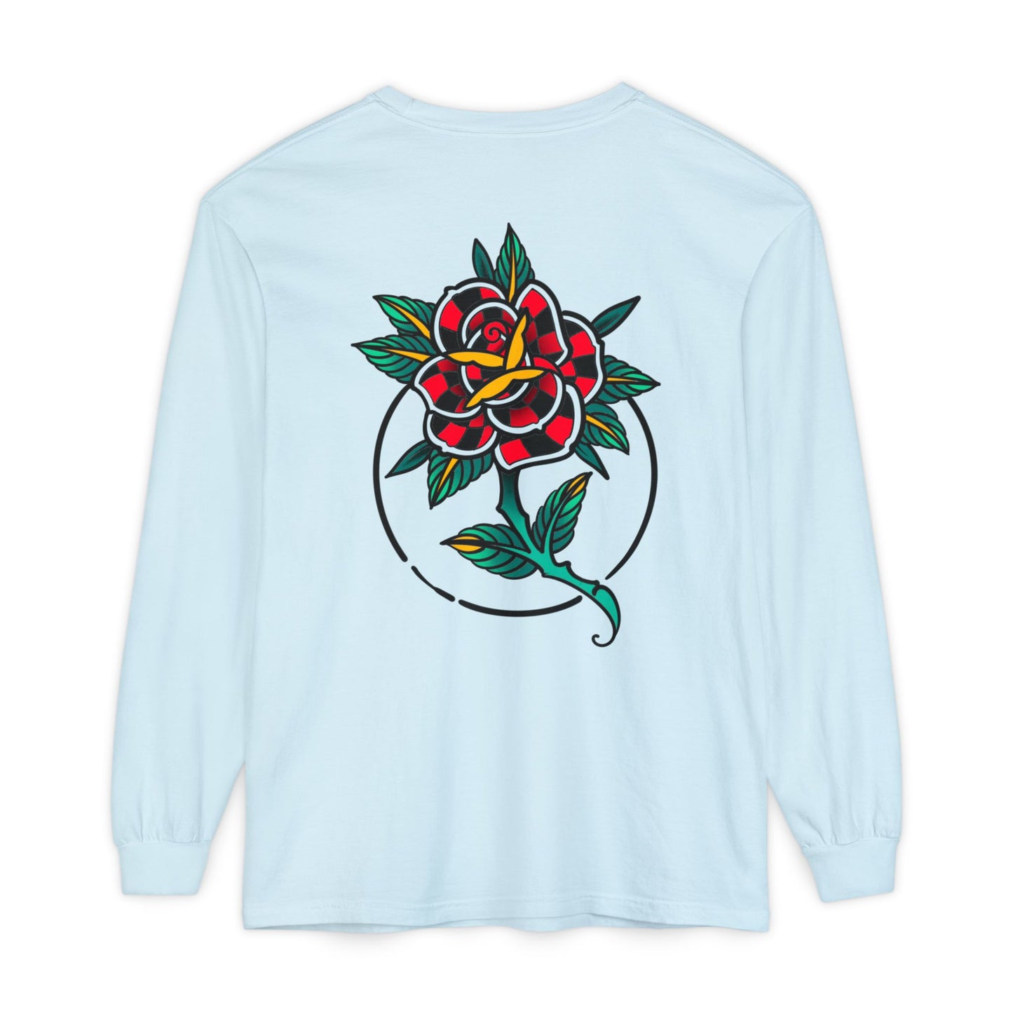 Unisex Long Sleeve Floral T-Shirt, Vintage Style Tee, Casual Wear, Gift for Her, Graphic Tee, Spring Fashion