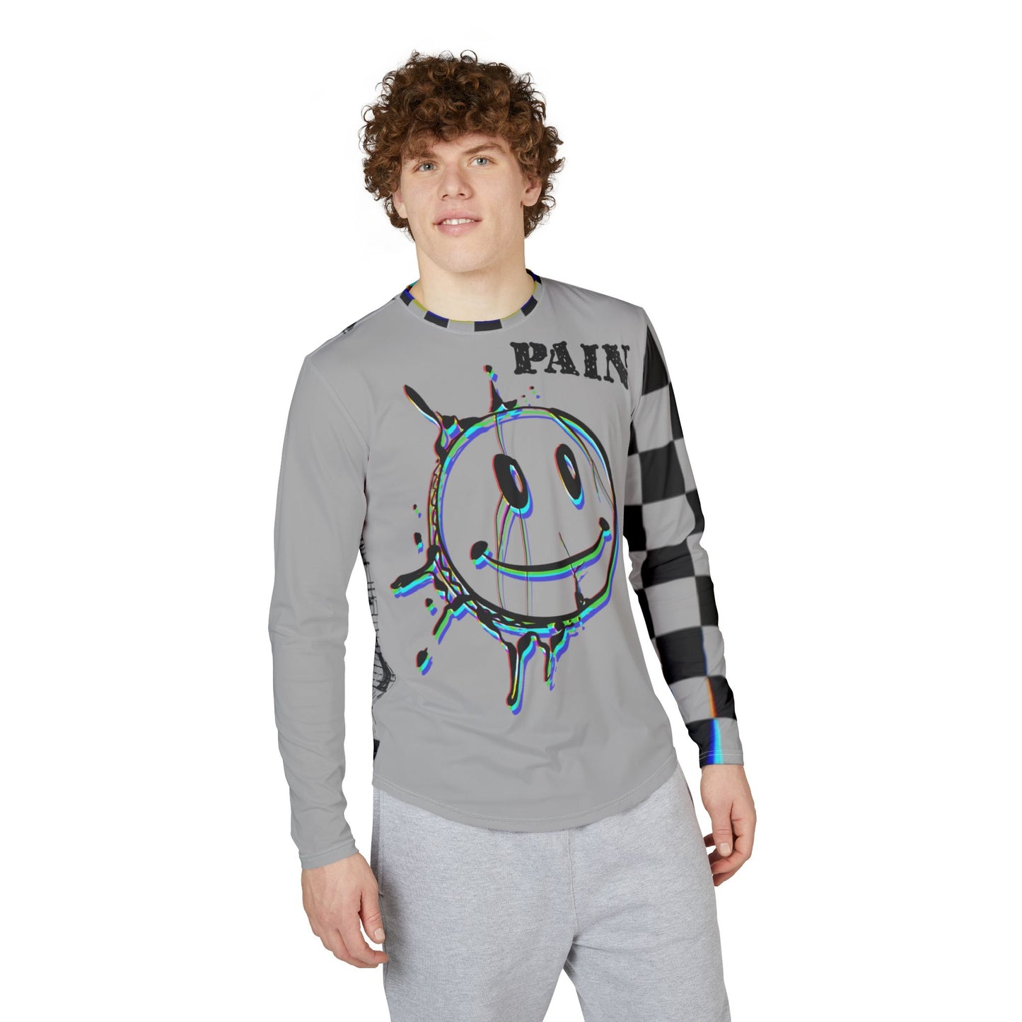 Stylish UV Protection Long Sleeve Shirt, Graphic Long Sleeve Tee, Cool Sun Safety Wear, Trendy Outdoor Shirt, Pain Smile Art Tee, [...]
