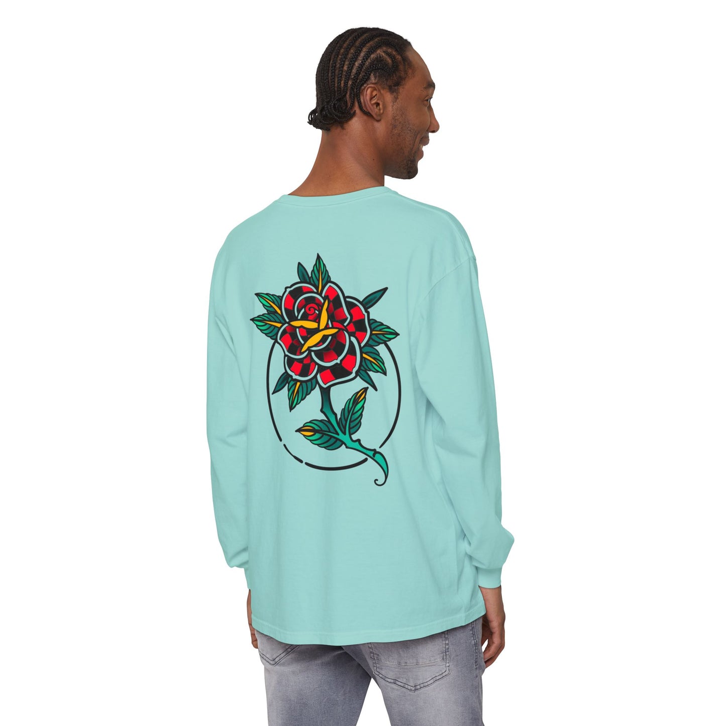 Unisex Long Sleeve Floral T-Shirt, Vintage Style Tee, Casual Wear, Gift for Her, Graphic Tee, Spring Fashion