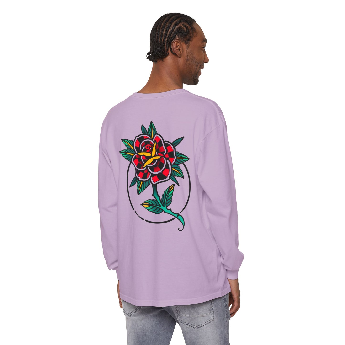 Unisex Long Sleeve Floral T-Shirt, Vintage Style Tee, Casual Wear, Gift for Her, Graphic Tee, Spring Fashion