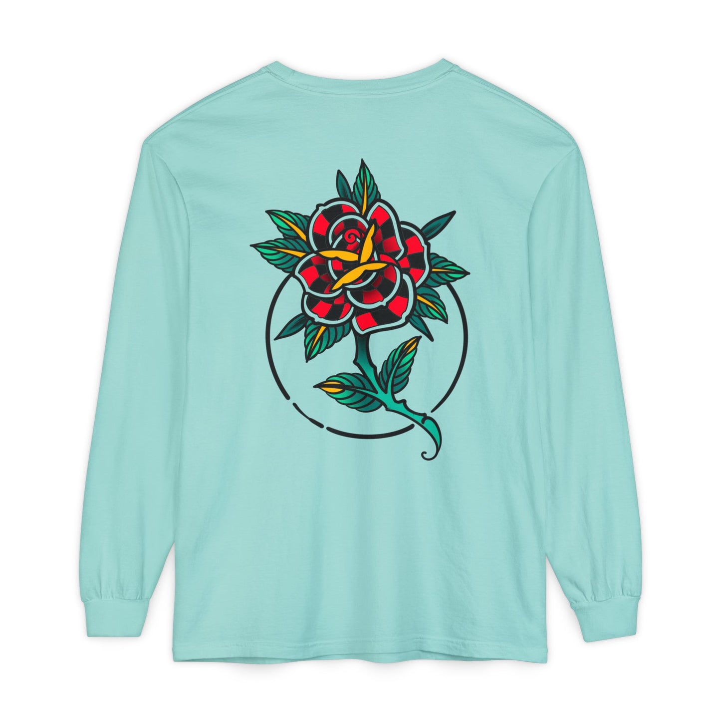 Unisex Long Sleeve Floral T-Shirt, Vintage Style Tee, Casual Wear, Gift for Her, Graphic Tee, Spring Fashion