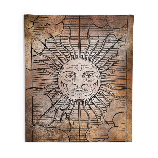 Sun Linography Tapestry